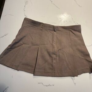 Abercrombie & Fitch Tan Mini Skirt